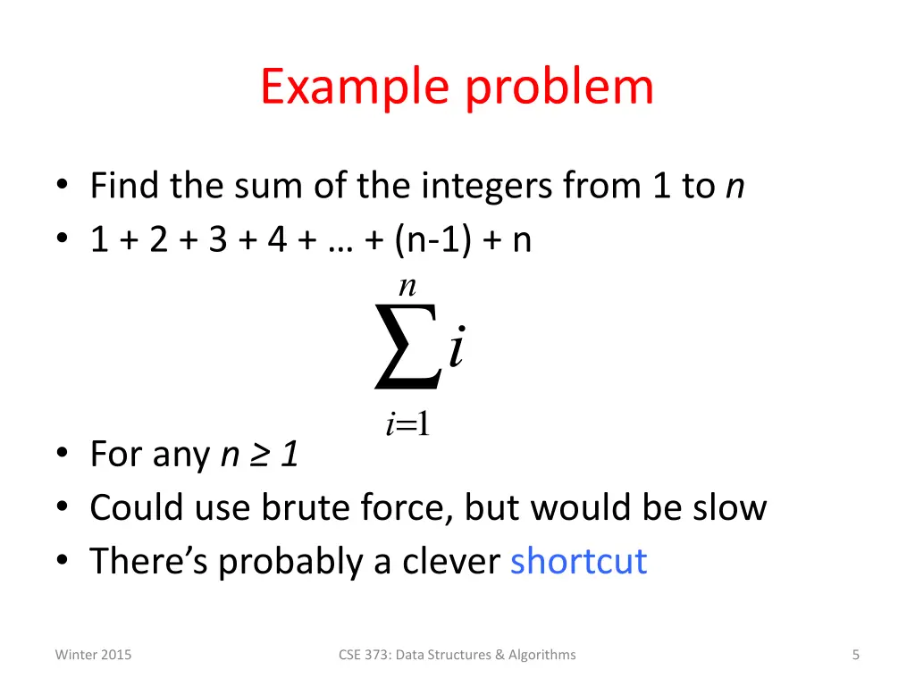 example problem