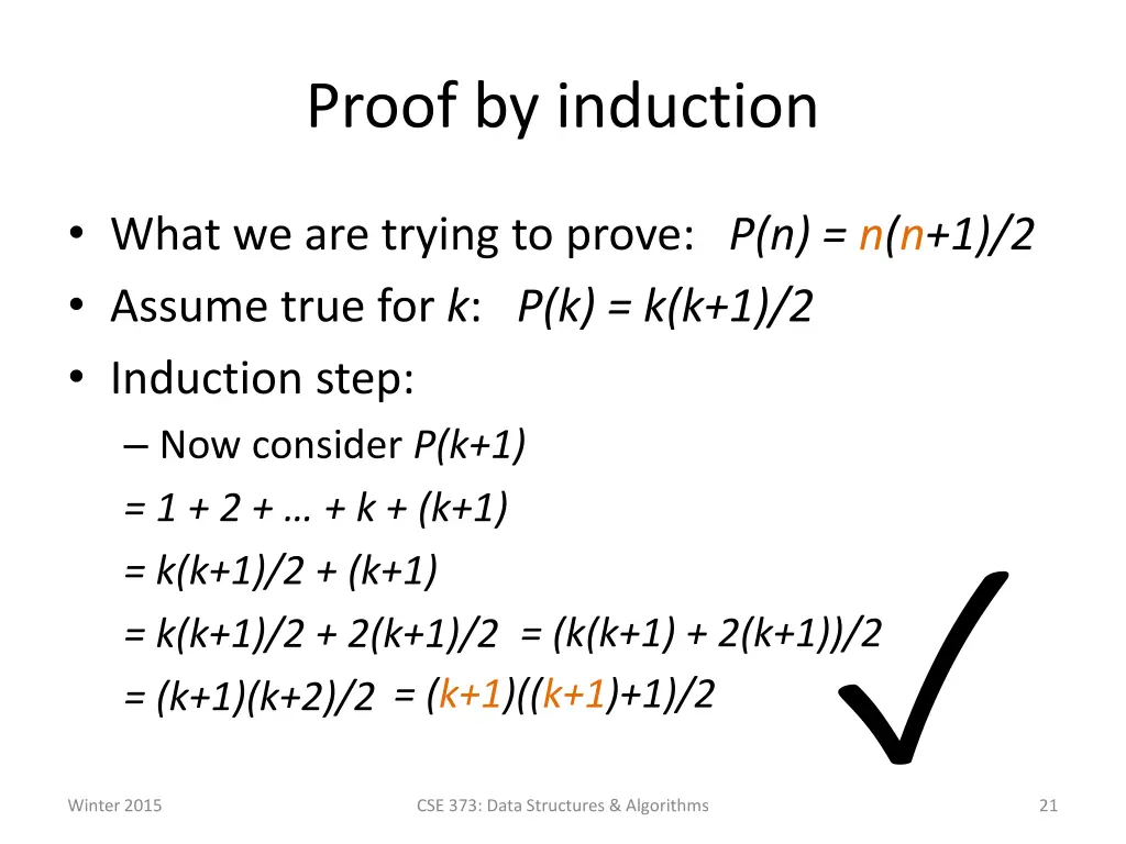 proof by induction 11