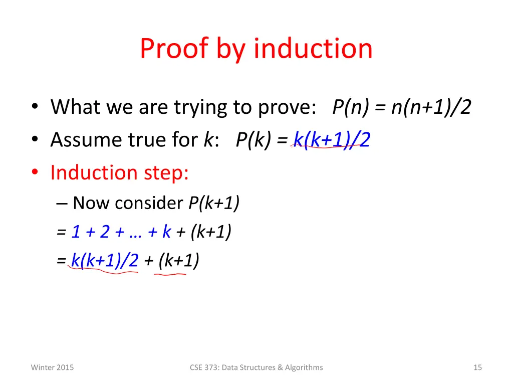 proof by induction 5