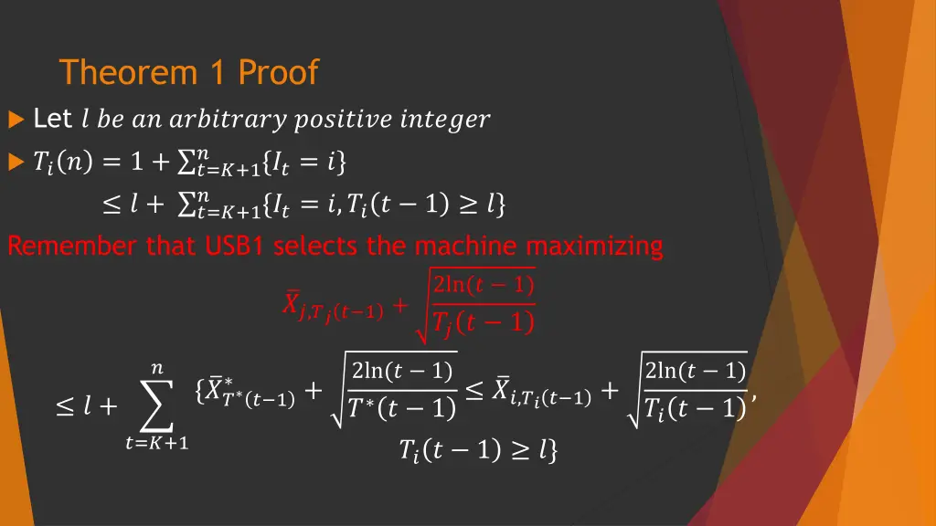 theorem 1 proof let