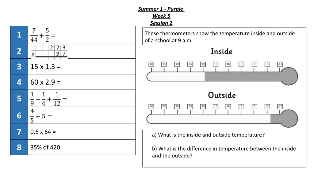 summer 1 purple week 5 session 2