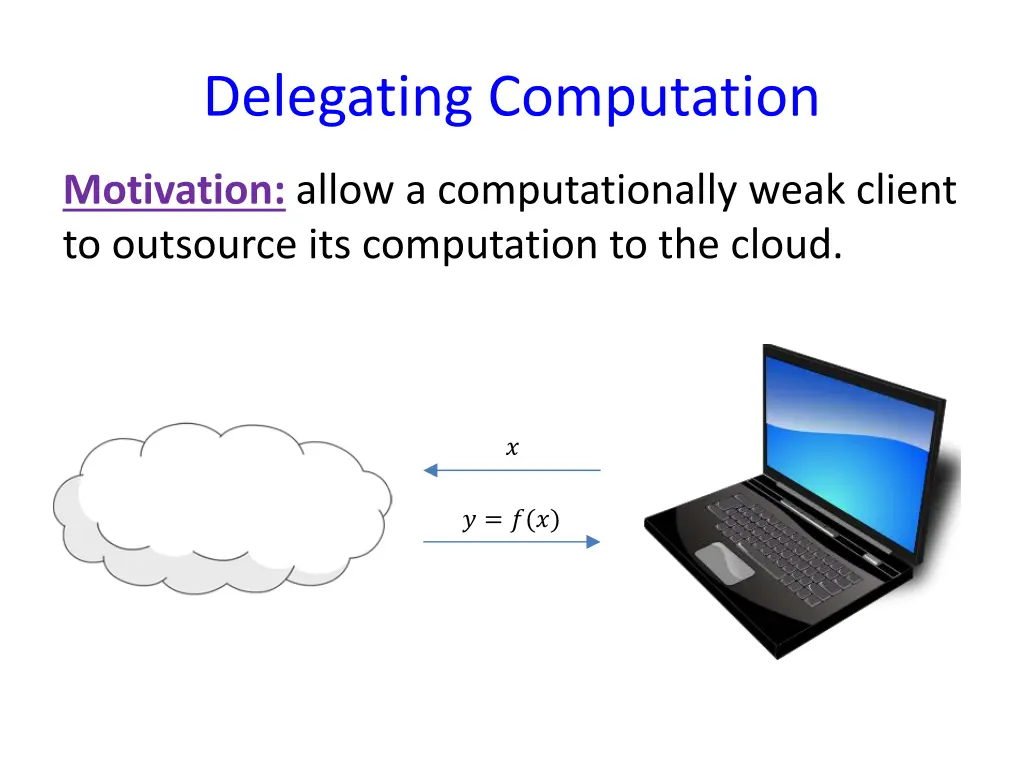 delegating computation