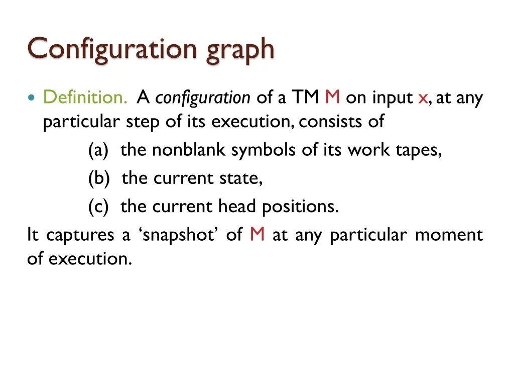 configuration graph