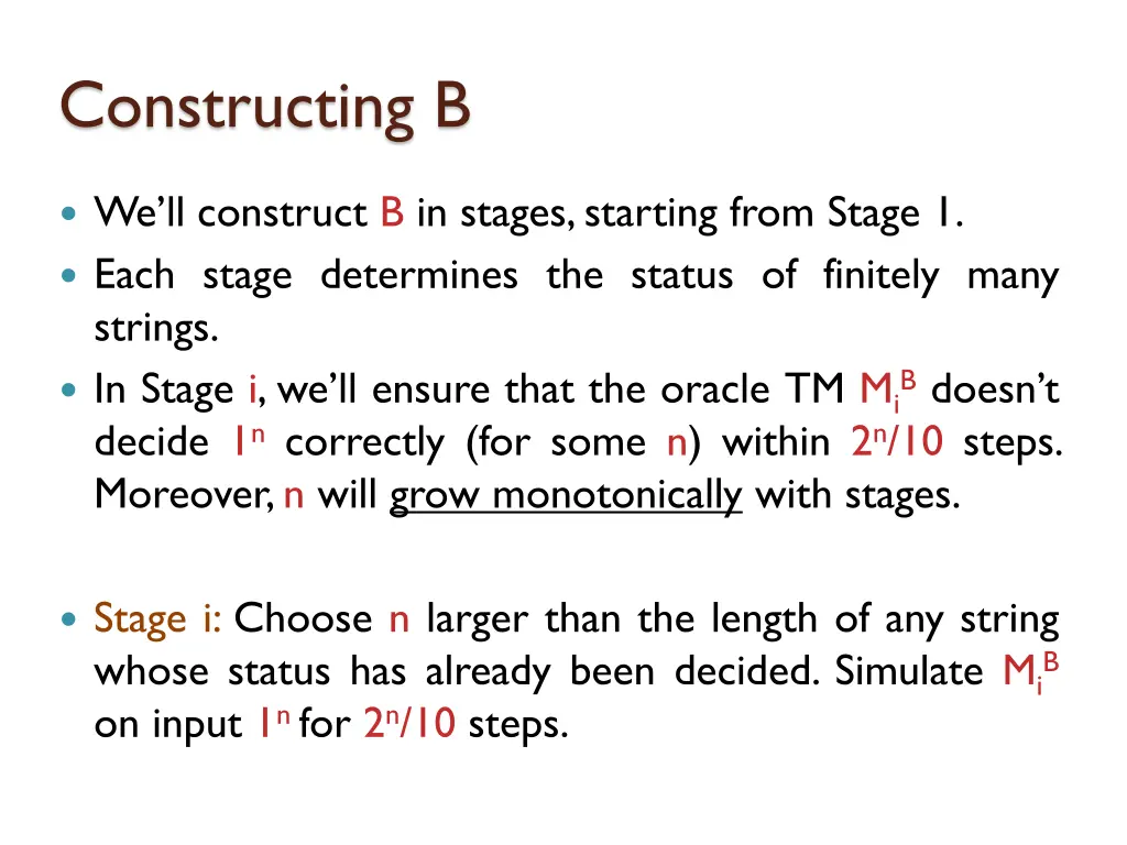 constructing b 3