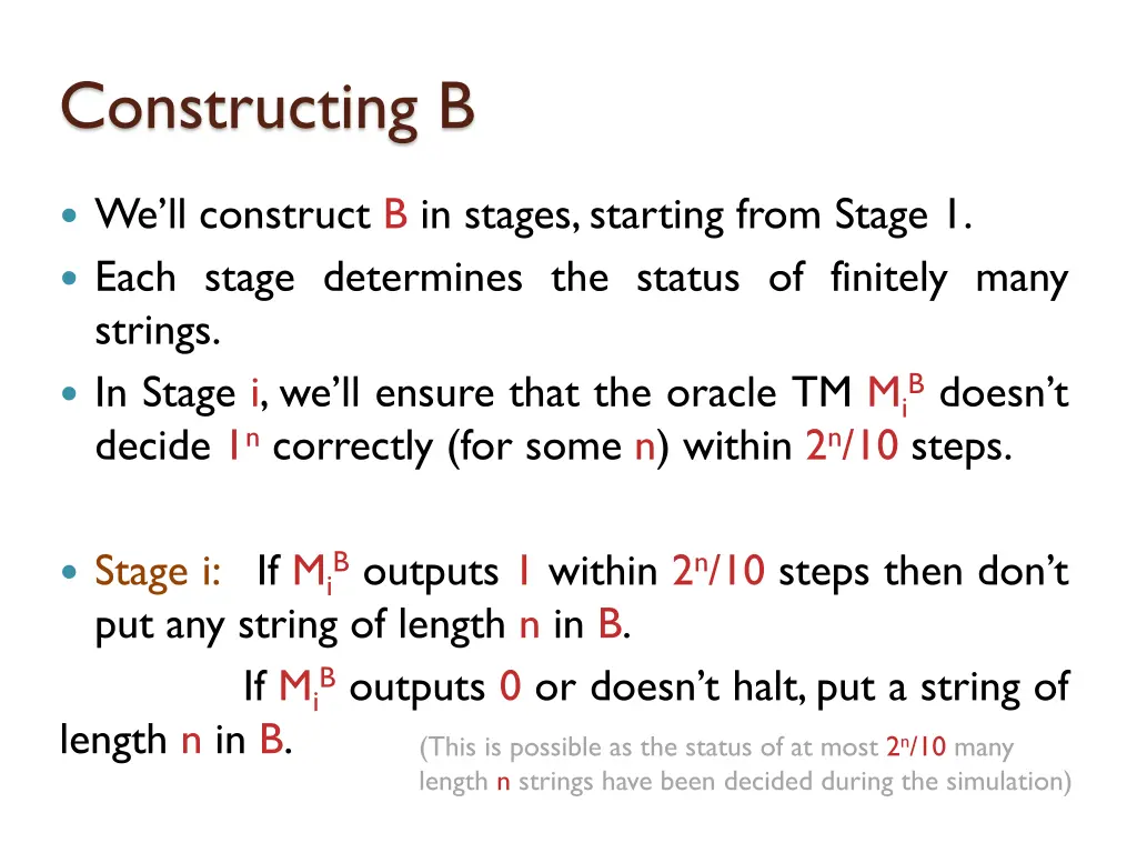 constructing b 5