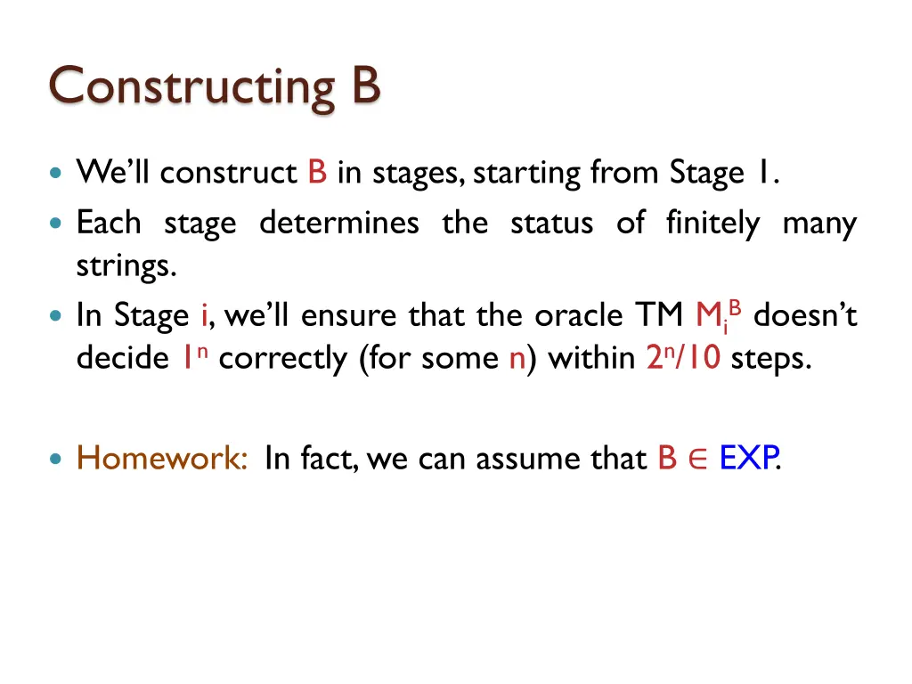 constructing b 6