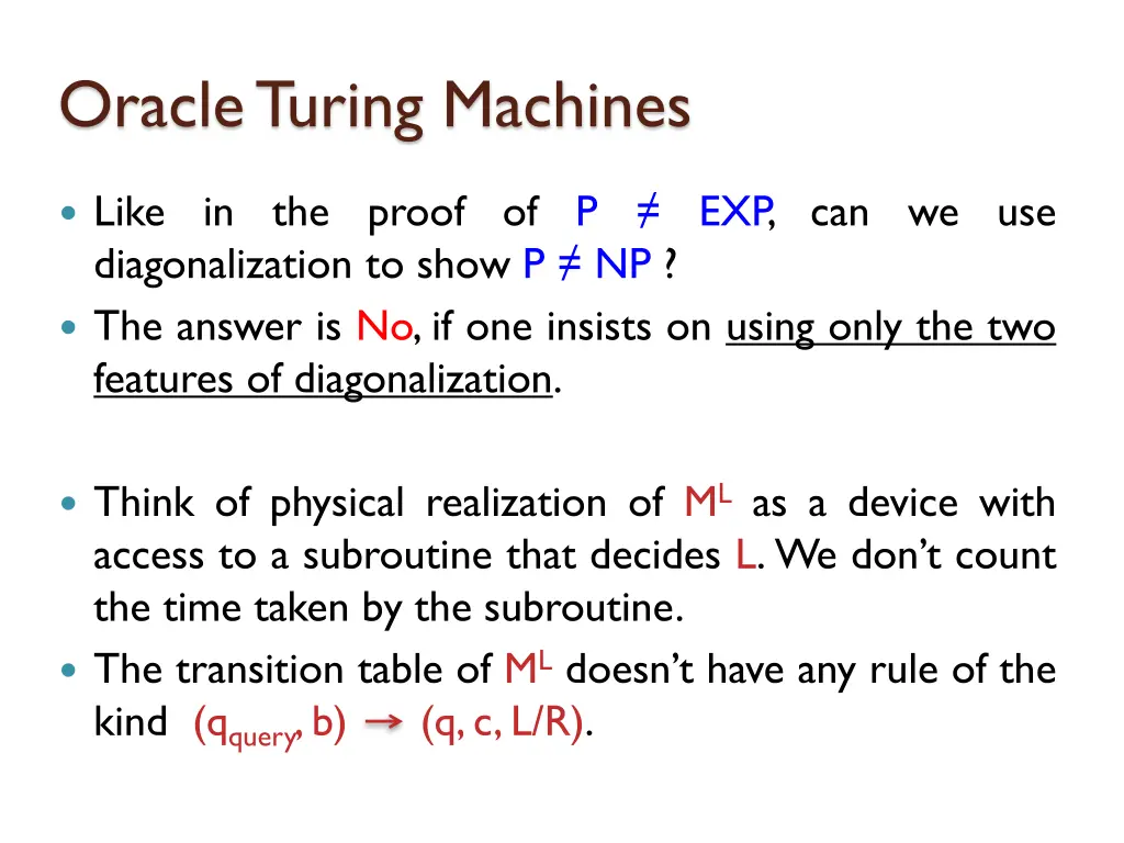 oracle turing machines 2