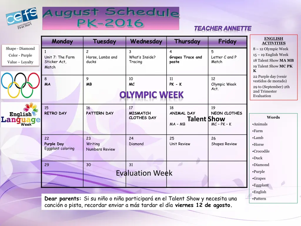 august schedule 2016 1