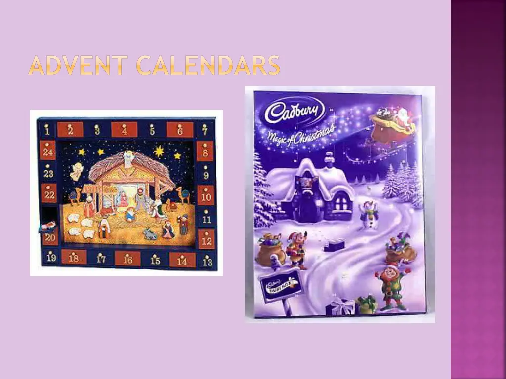 advent calendars