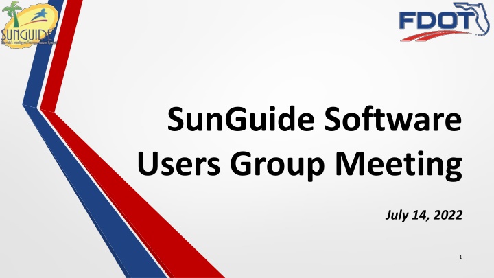 sunguide software users group meeting