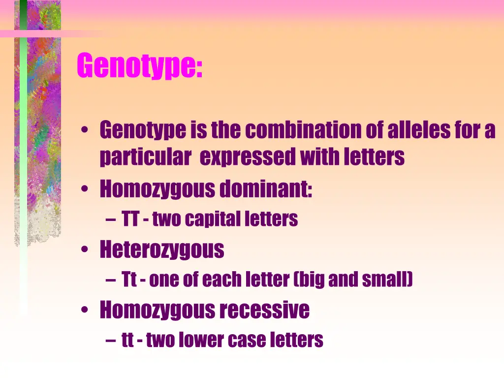 genotype