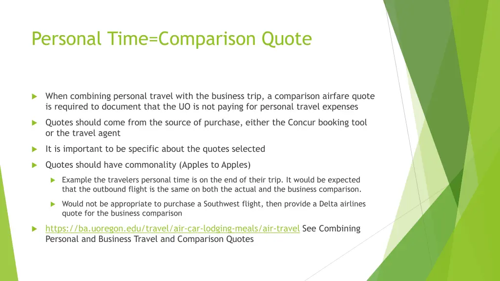 personal time comparison quote