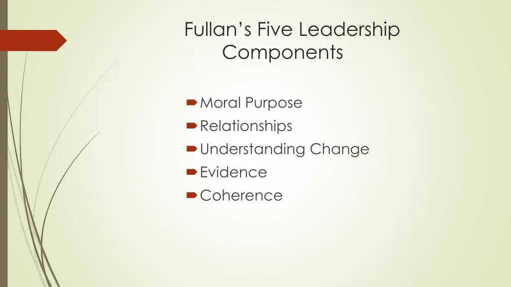 fullan s five leadership components