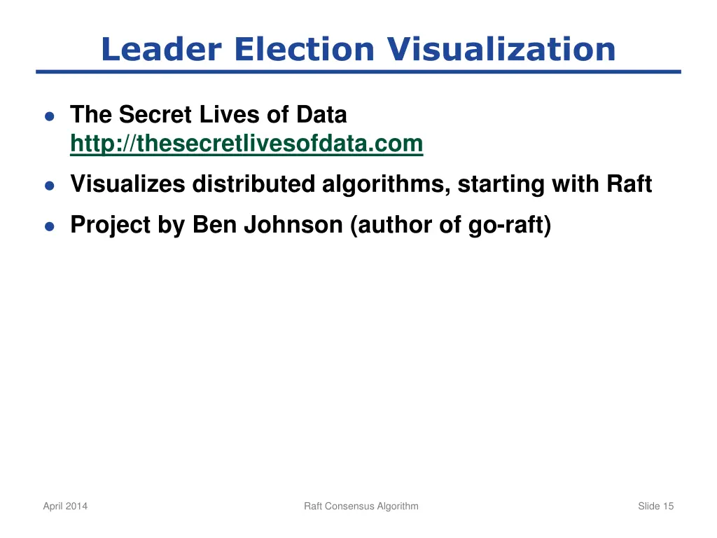 leader election visualization