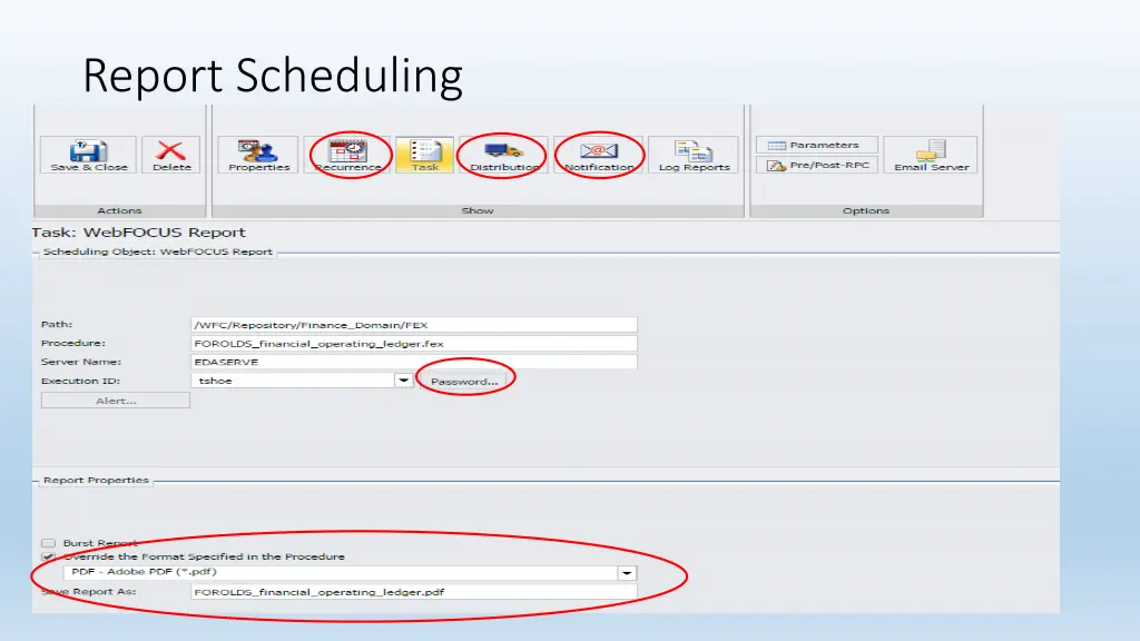 report scheduling 1