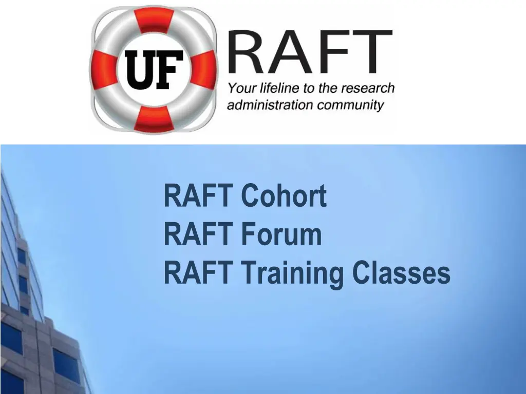 raft cohort raft forum raft training classes