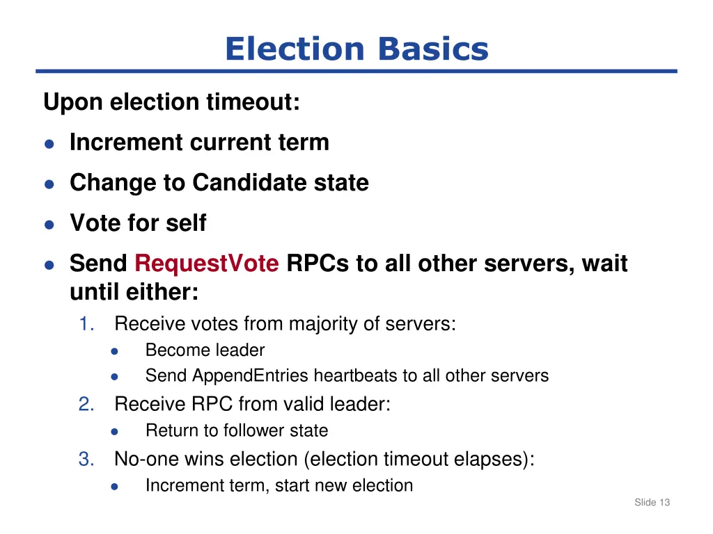 election basics