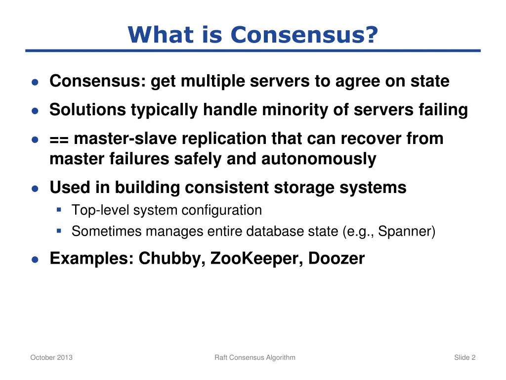 what is consensus