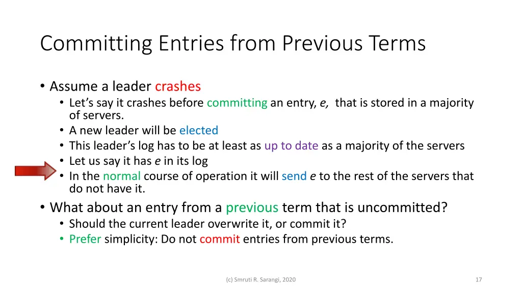 committing entries from previous terms