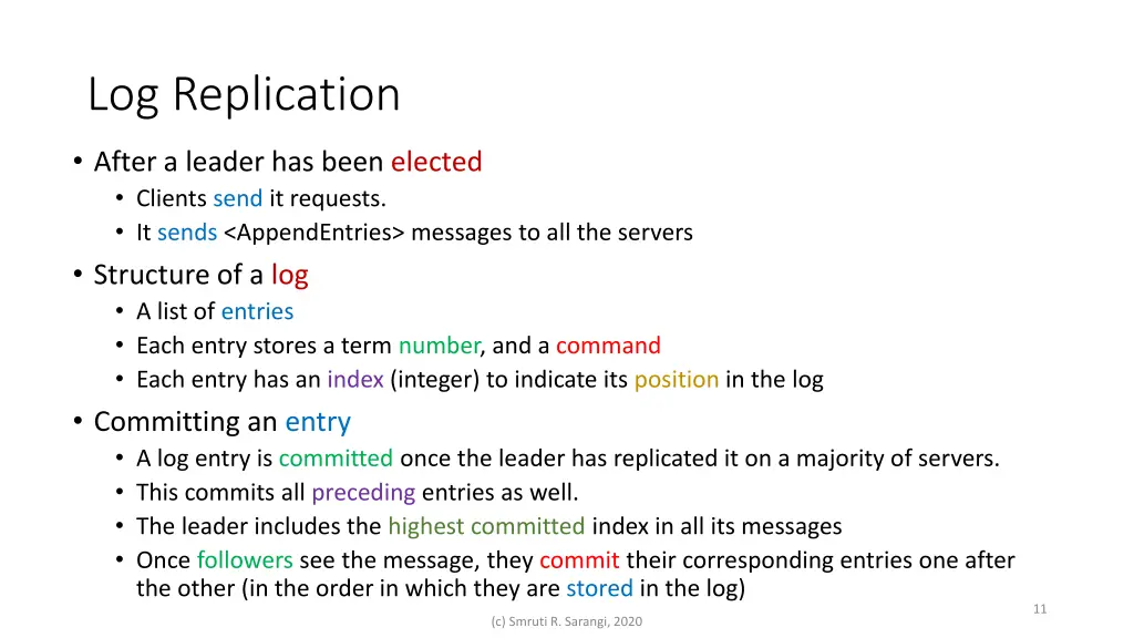 log replication