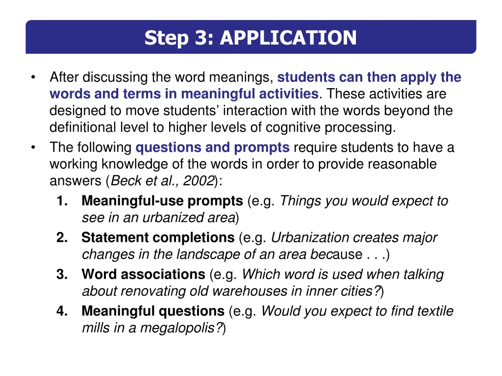 step 3 application