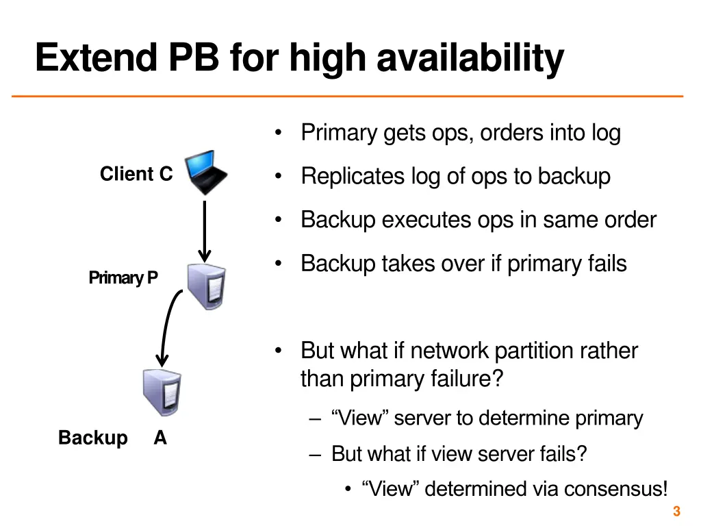 extend pb for high availability