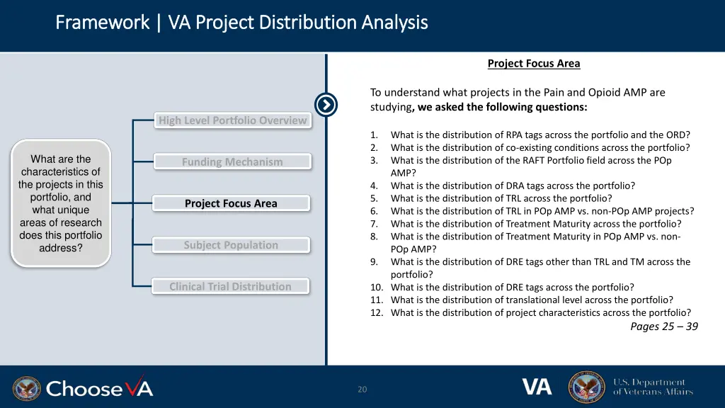 framework va project distribution analysis 1