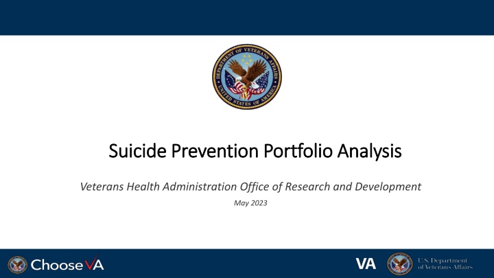 suicide prevention portfolio analysis suicide