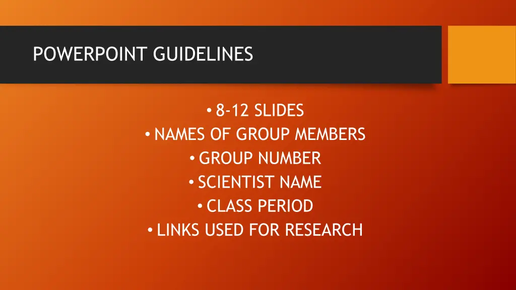 powerpoint guidelines