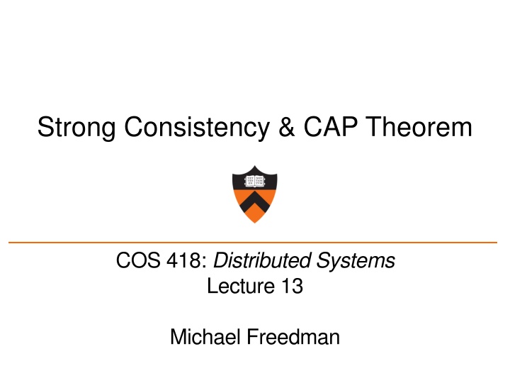 strong consistency cap theorem