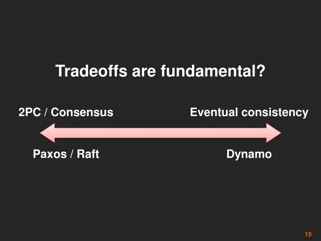 tradeoffs are fundamental