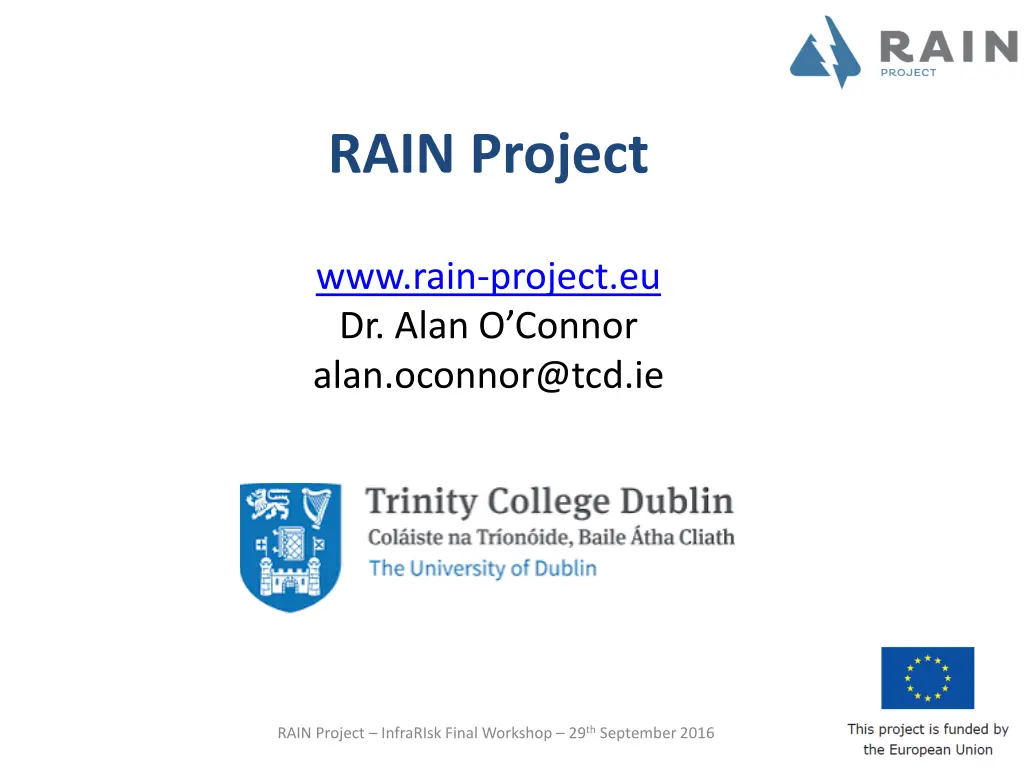 rain project