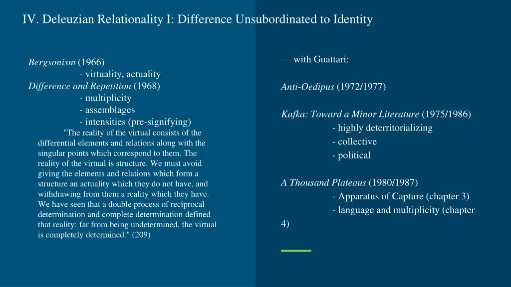 iv deleuzian relationality i difference