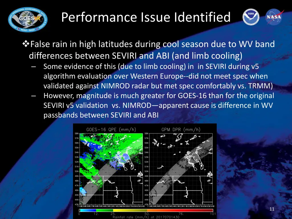 performance issue identified