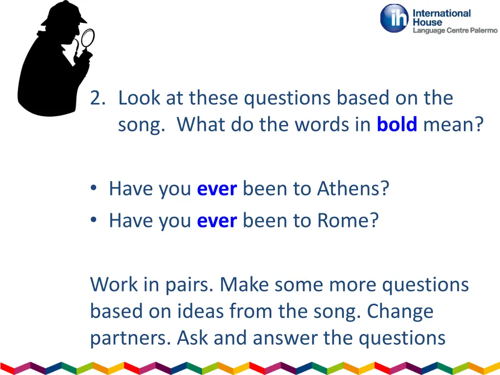 2 look at these questions based on the song what