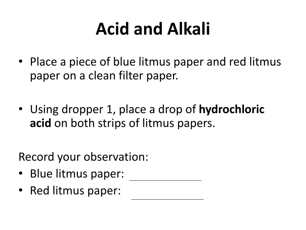 acid and alkali 1