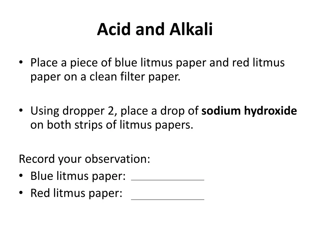 acid and alkali 2