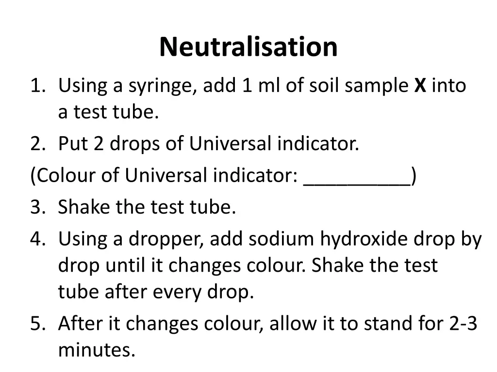 neutralisation