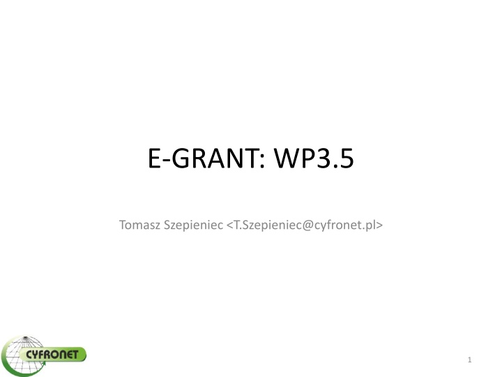 e grant wp3 5