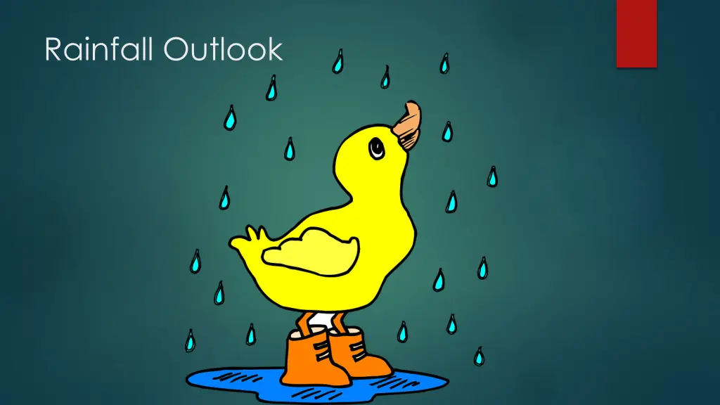 rainfall outlook