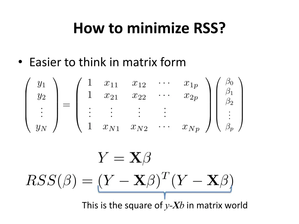 how to minimize rss