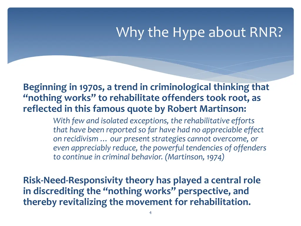 why the hype about rnr