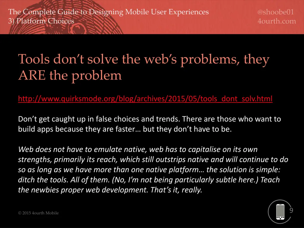 tools don t solve the web s problems they