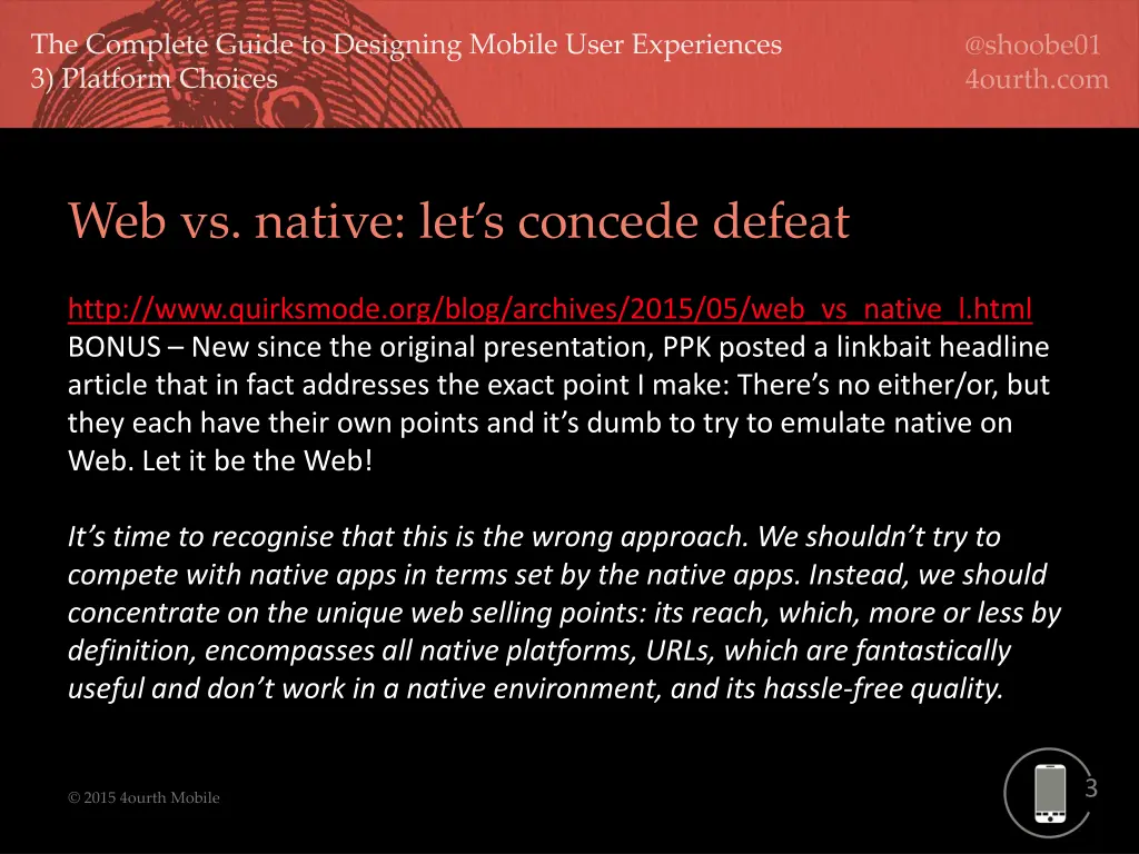 web vs native let s concede defeat