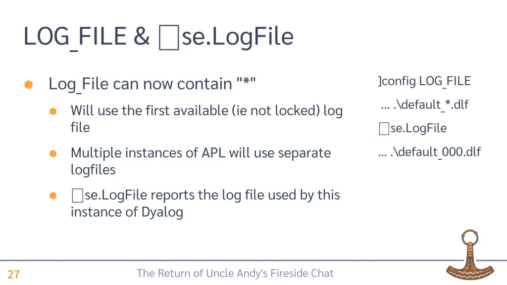 log file se logfile