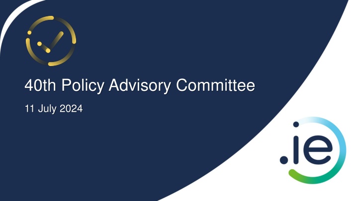 40th policy advisory committee