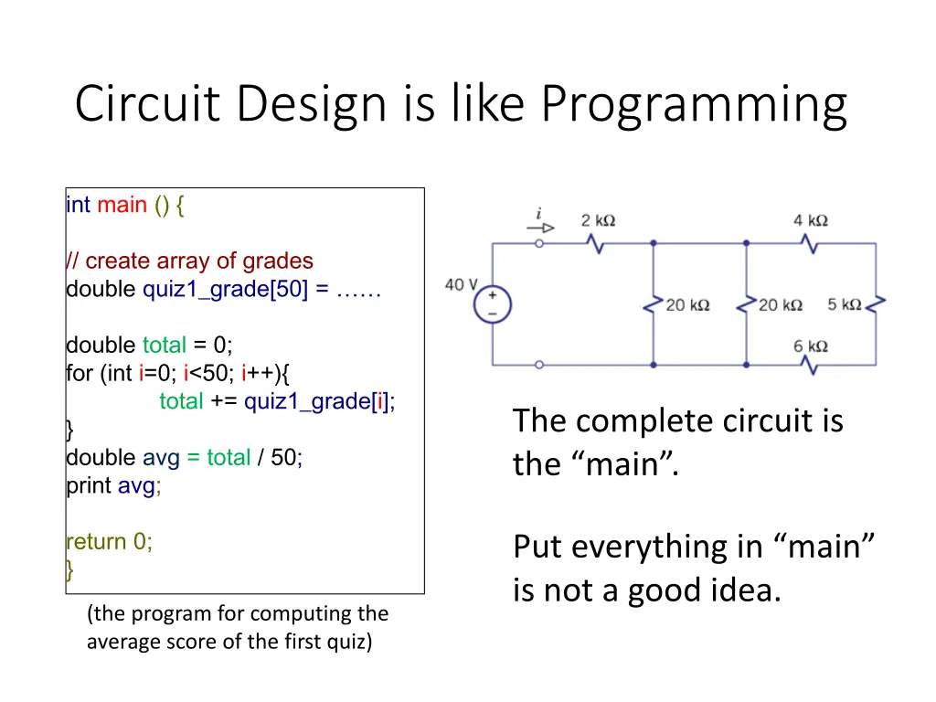 circuit design is like programming