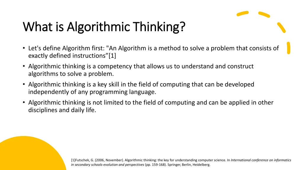 what is algorithmic thinking what is algorithmic