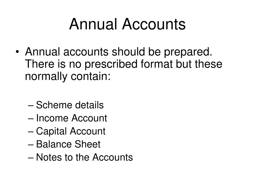 annual accounts