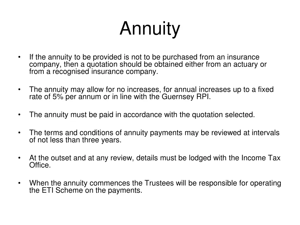 annuity 1